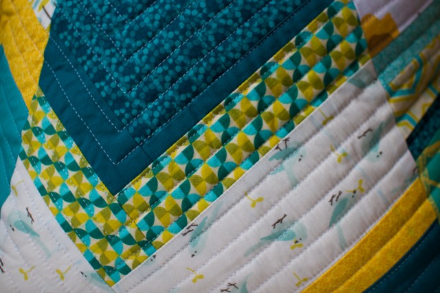 shattered chevron pillow